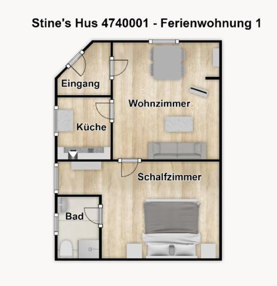Stine'S Hus Ferienwohnung 1 Borkum Exterior photo